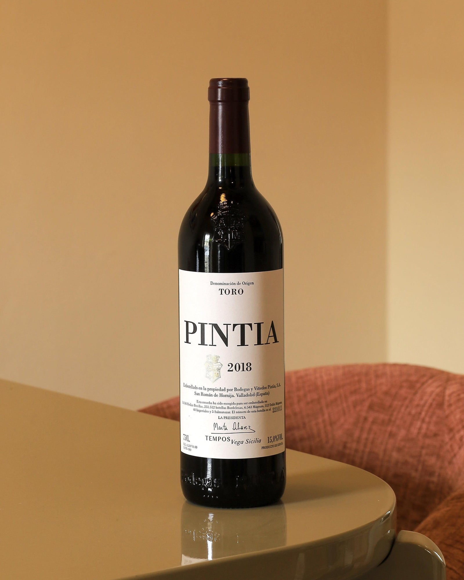 Vega Sicilia Pintia 2018 0,75l Bottle