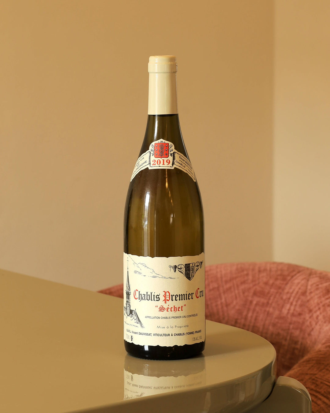 Vincent Dauvissat 1er Cru Sechet Chablis 2019 AOC 0,75l Bottle