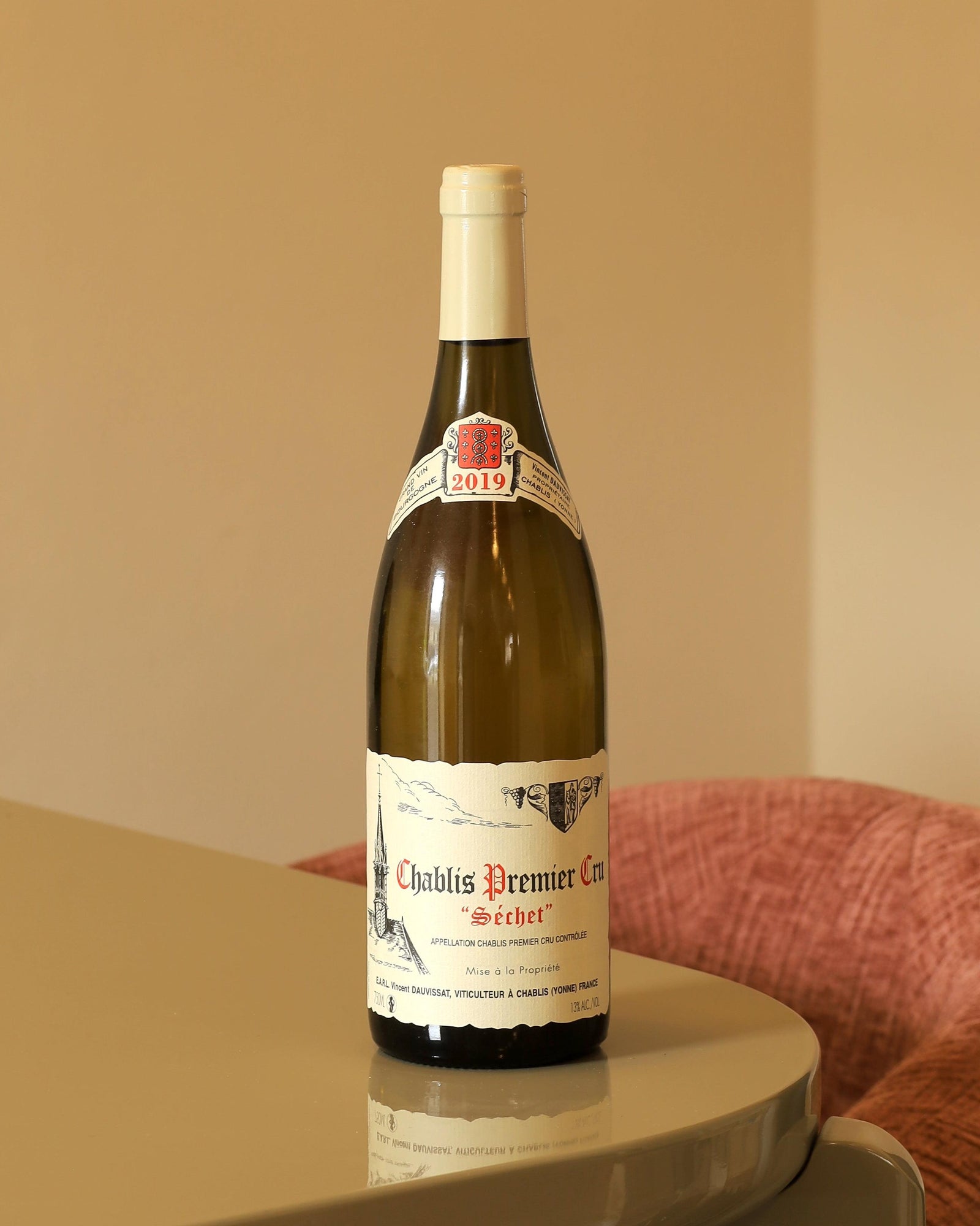 Vincent Dauvissat 1er Cru Sechet Chablis 2019 AOC 0,75l Bottle