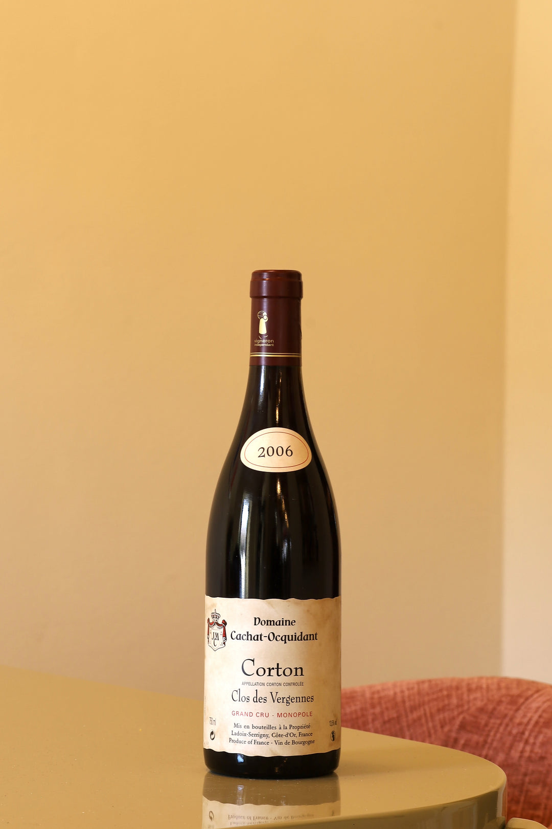 Cachat-Ocquidant Corton Grand Cru Clos des Vergennes Monopole 2006 0,75l