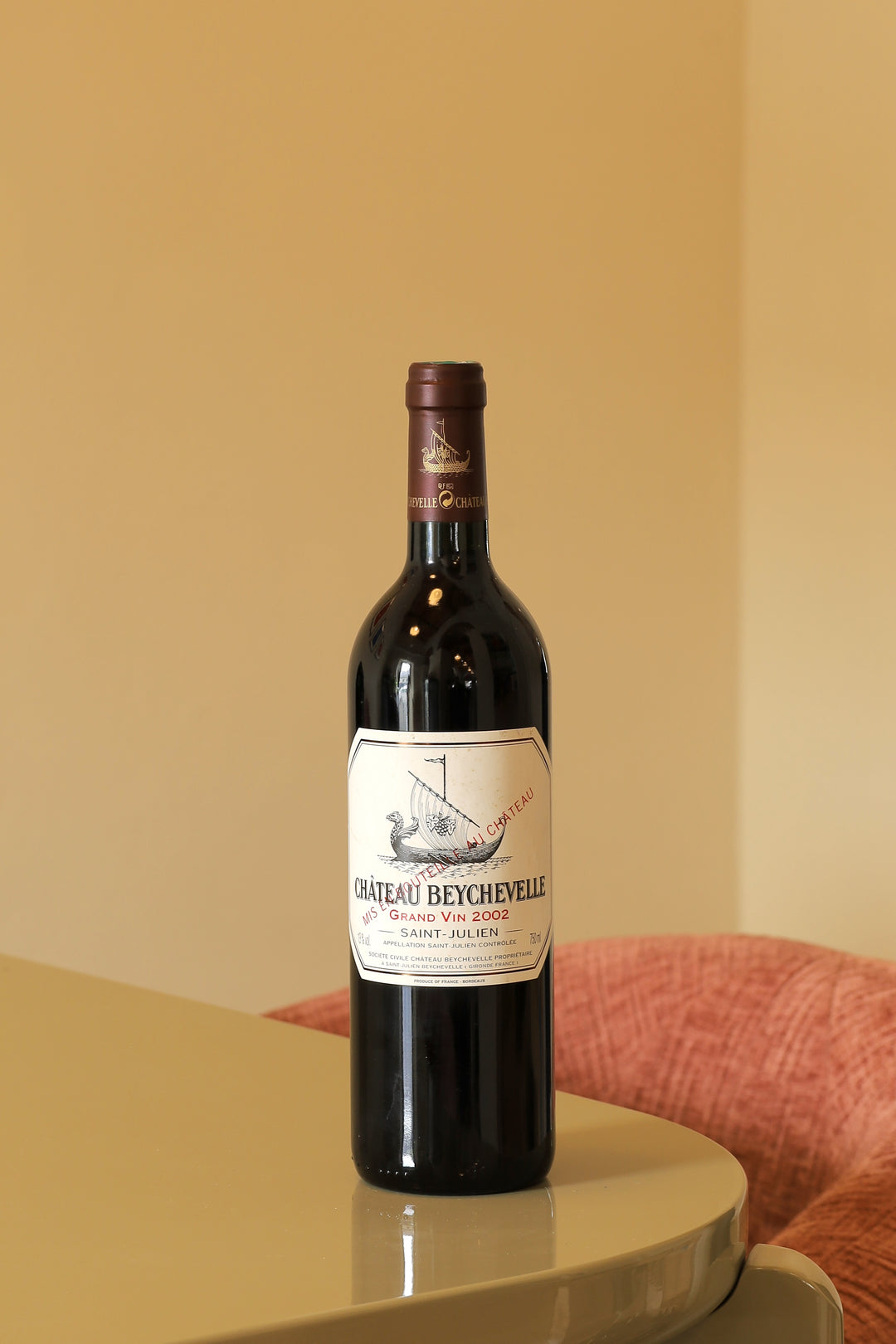 Chateau Beychevelle  Saint-Julien Rouge 2002 AOC 0,75l