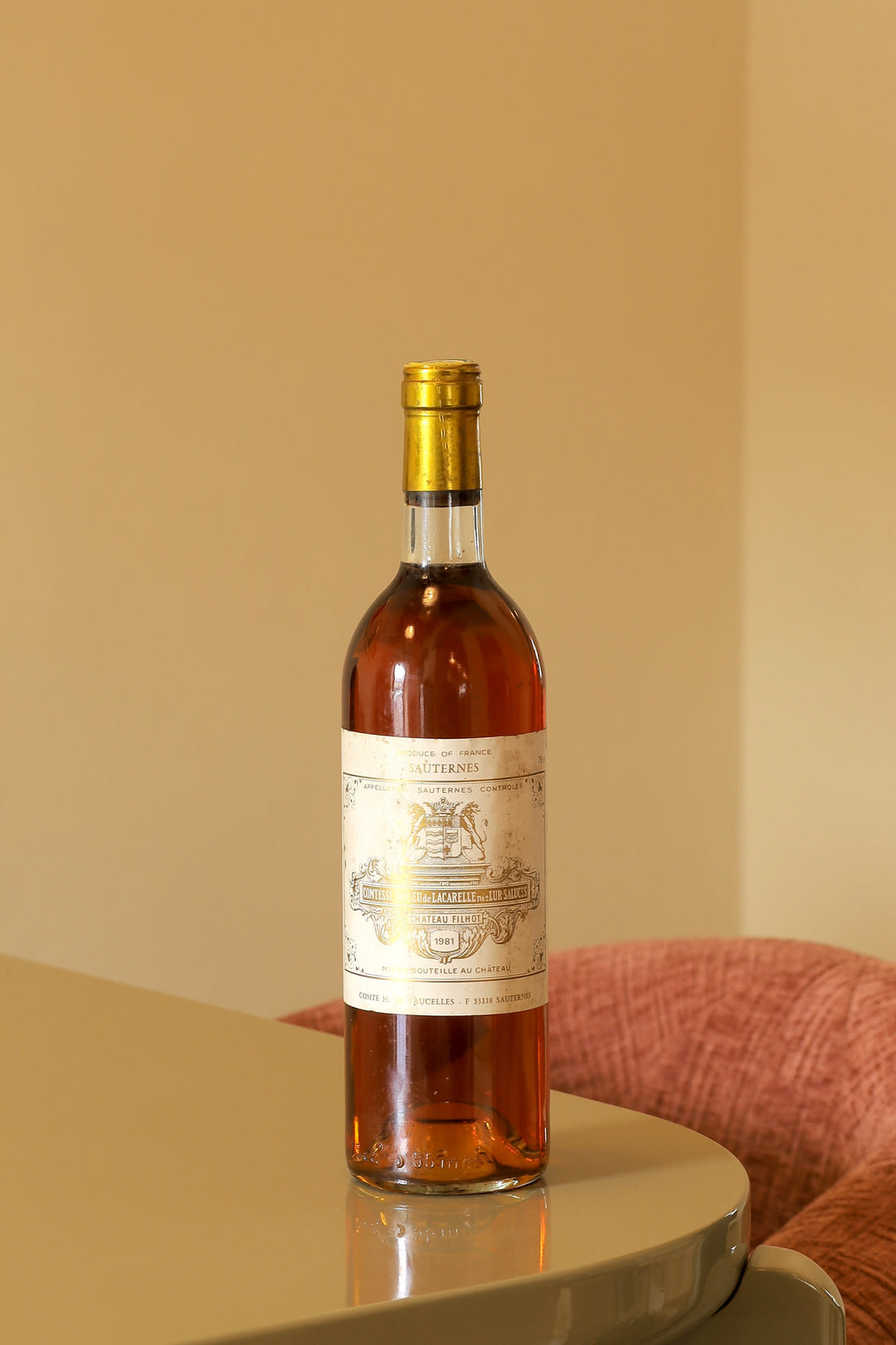 Chateau Filhot Sauternes Blanc 1981 AOC 0,75l