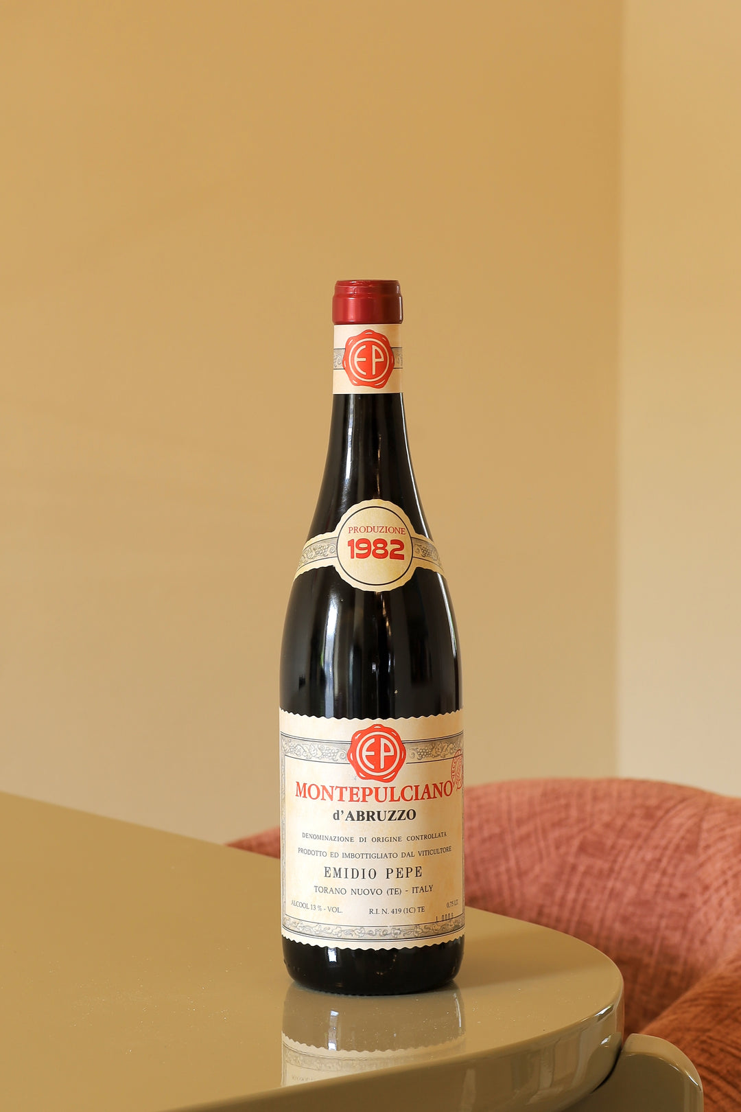 Emidio Pepe Montepulciano d'Abruzzo 1982 DOC 0,75l Bottle