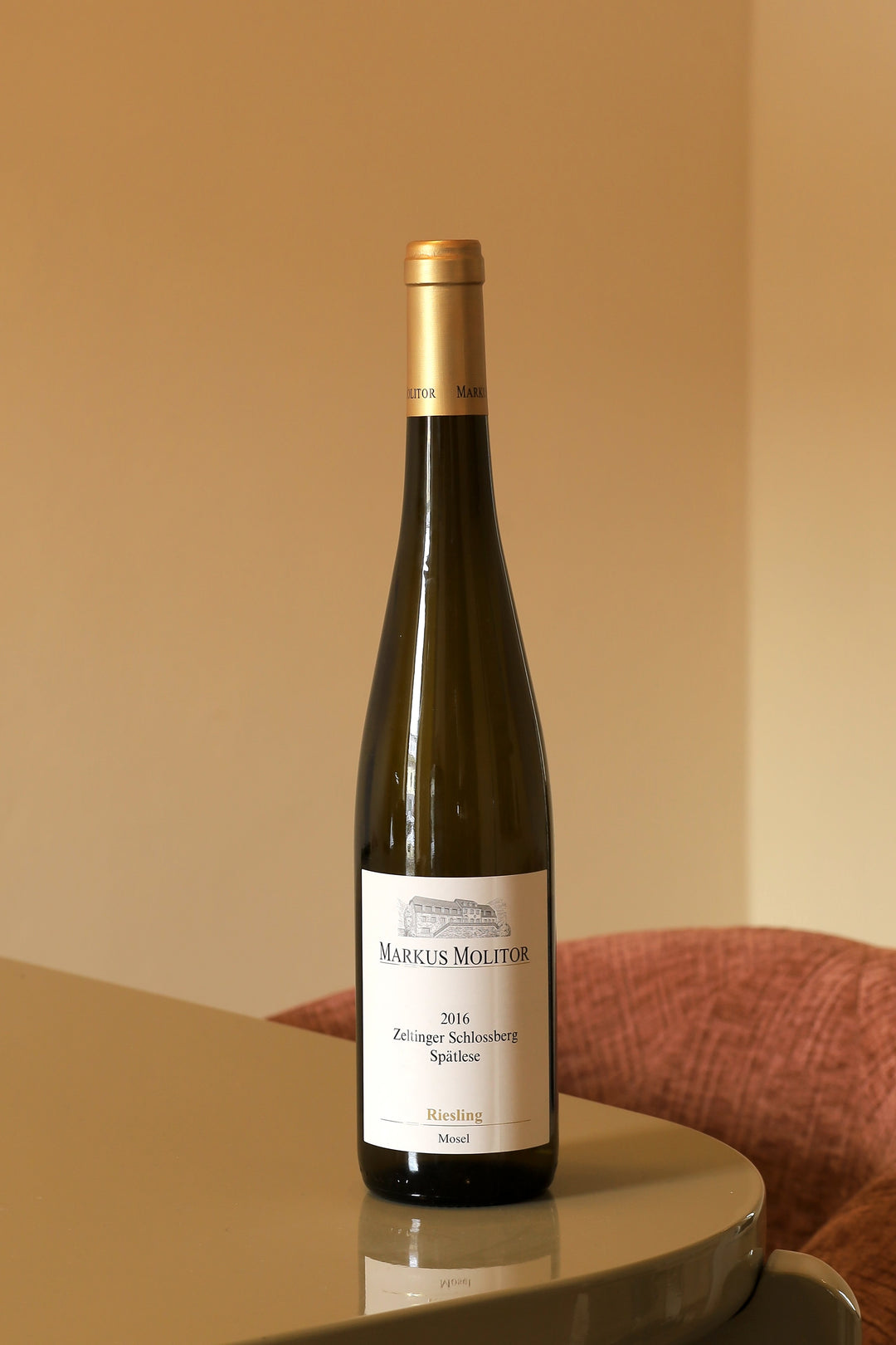 Markus Molitor Zeltinger Schlossberg Riesling Spatlese Goldkapsel 2016 0,75l Bottle