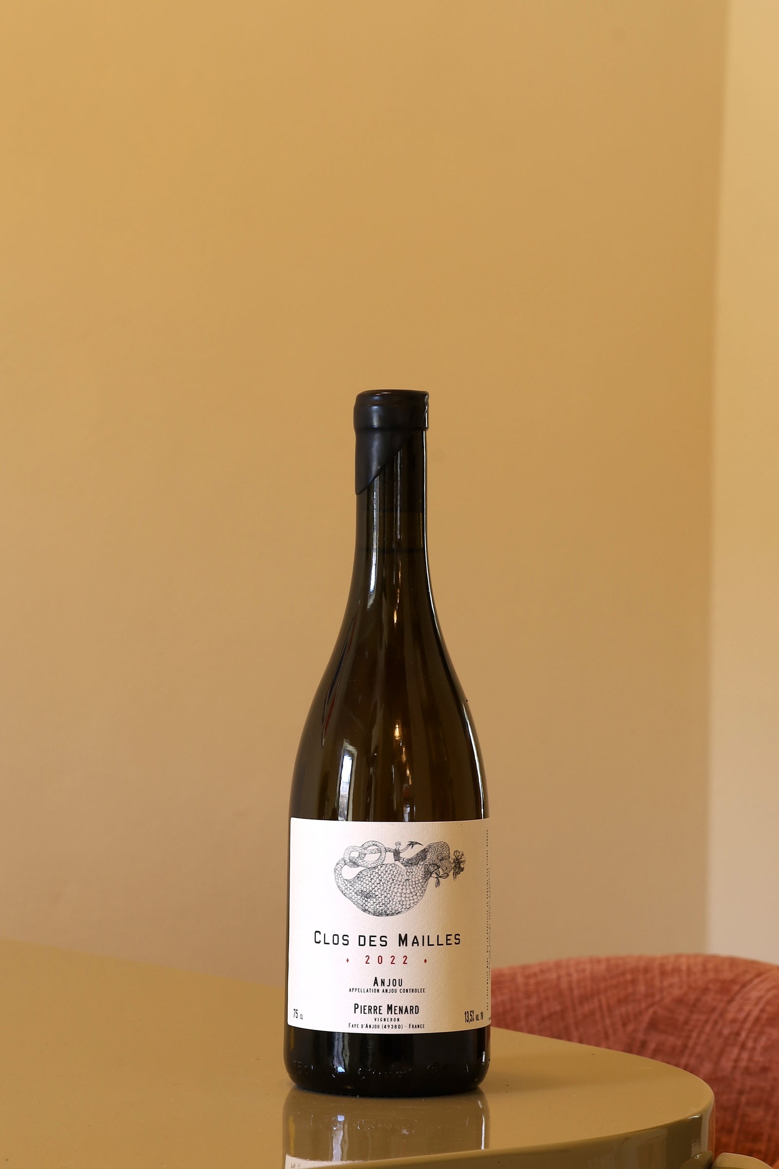 Pierre Menard Anjou Le Clos des Mailles Blanc 2022 AOC 0,75l Bottle