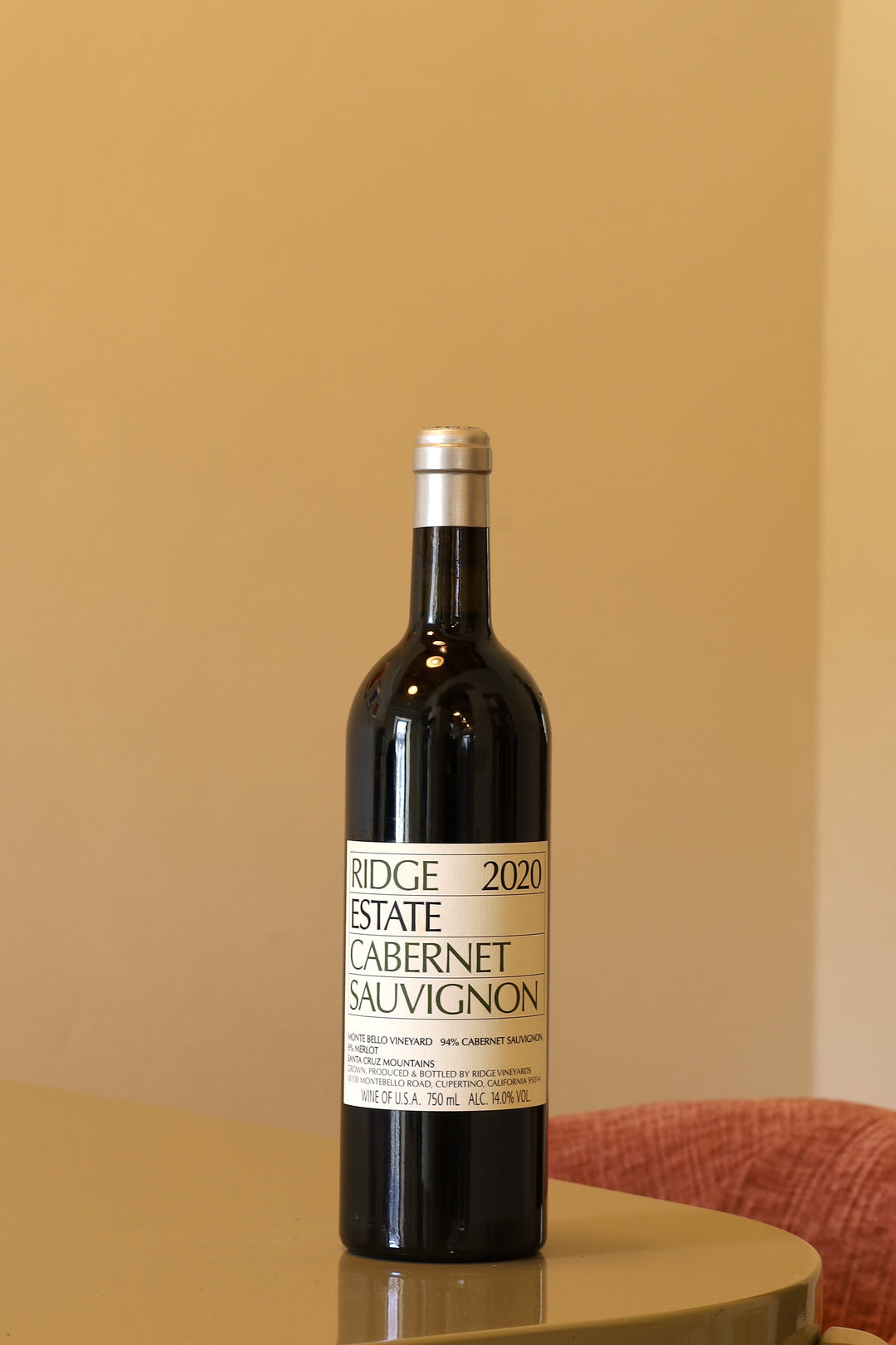 Ridge Wineyards Cabernet Sauvignon 2020 0,75l Bottle